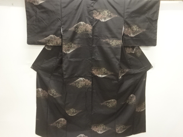 JAPANESE KIMONO / UNUSED TSUMUGI / WOVEN SCENERY